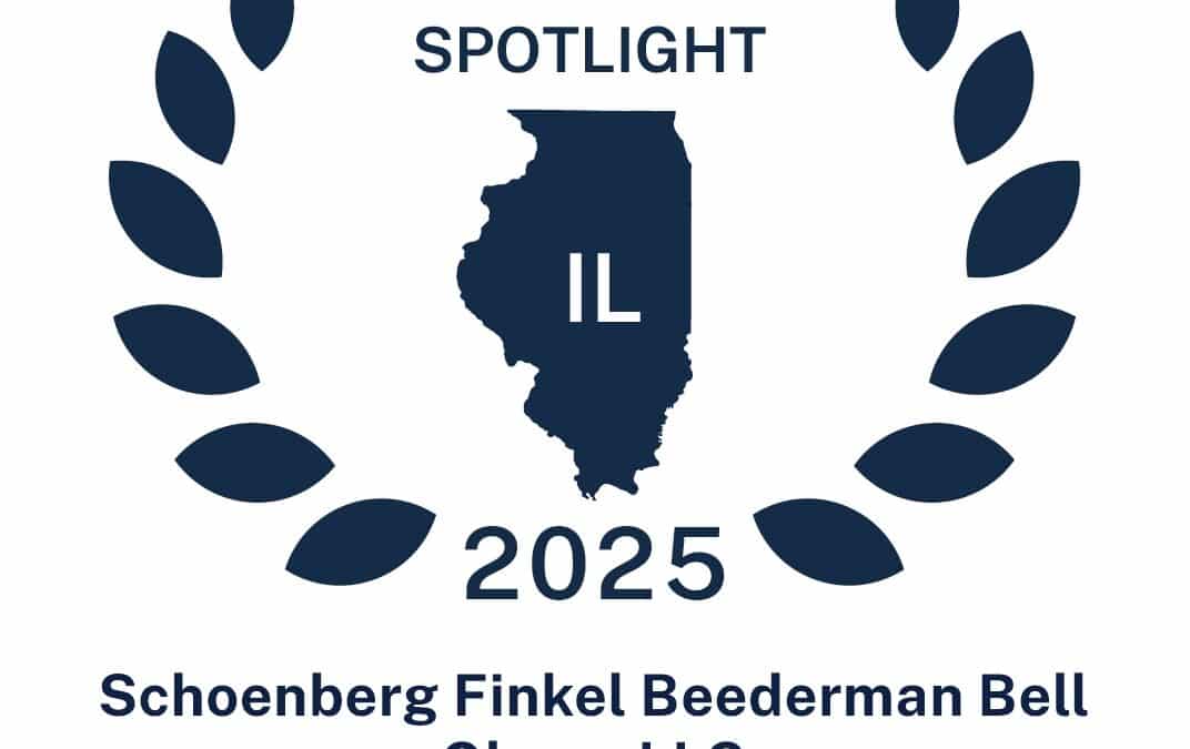 Schoenberg Finkel Beederman Bell Glazer LLC has been ranked in Illinois Chambers Spotlight 2025 Guide and recognized as a top small firm handling high-quality work.